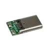 Type-C E款 衝壓殼 啞鎳黑色 端子1u PCB充電版 貼片56KΩ電阻 RME-A772