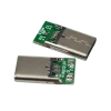 Type-C E款 衝壓殼 啞鎳黑色 端子1u PCB充電版 貼片56KΩ電阻 RME-A772