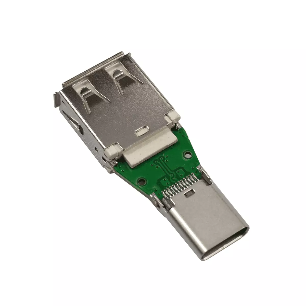 USB-A F(白色) TO Type-C F 轉接頭 RTG-A1094