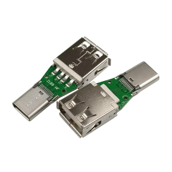 USB-A F(白色) TO Type-C F 轉接頭 RTG-A1094